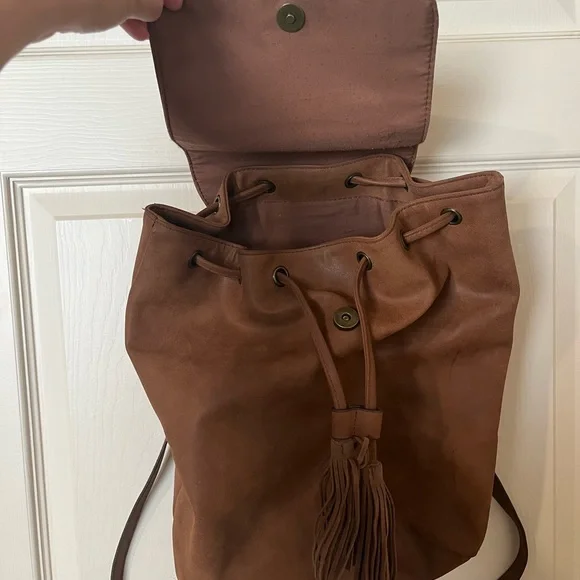 Target Boho Woman’s Brown Purse Backpack - Picture 3 of 8